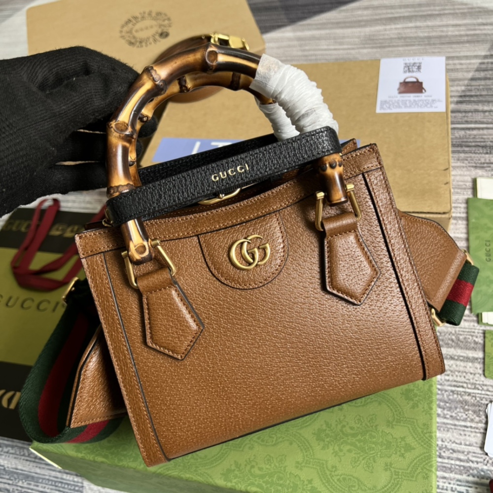 Gucci Aria bamboo  tote PM 702732 Mirror Boutique