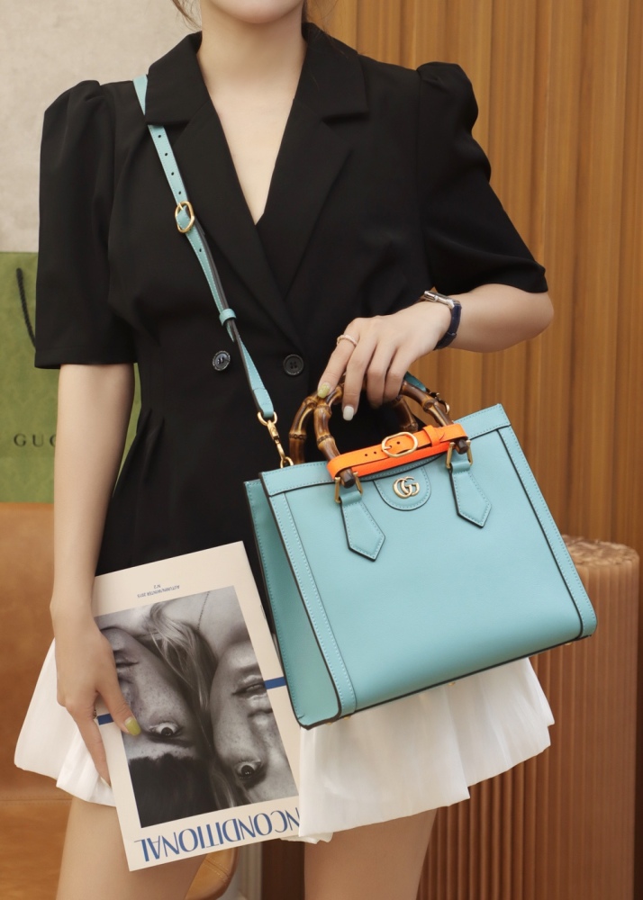 Gucci Aria bamboo  tote MM 660195 Mirror Boutique