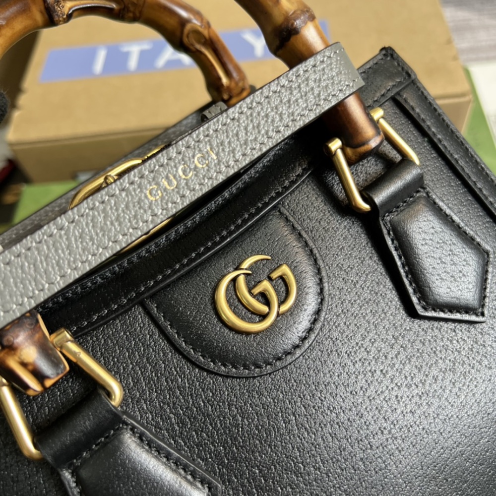 Gucci Aria bamboo  tote PM 702732 Mirror Boutique