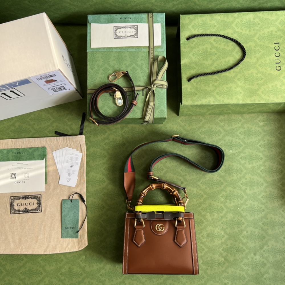 Gucci Aria bamboo  tote PM 702732 Mirror Boutique