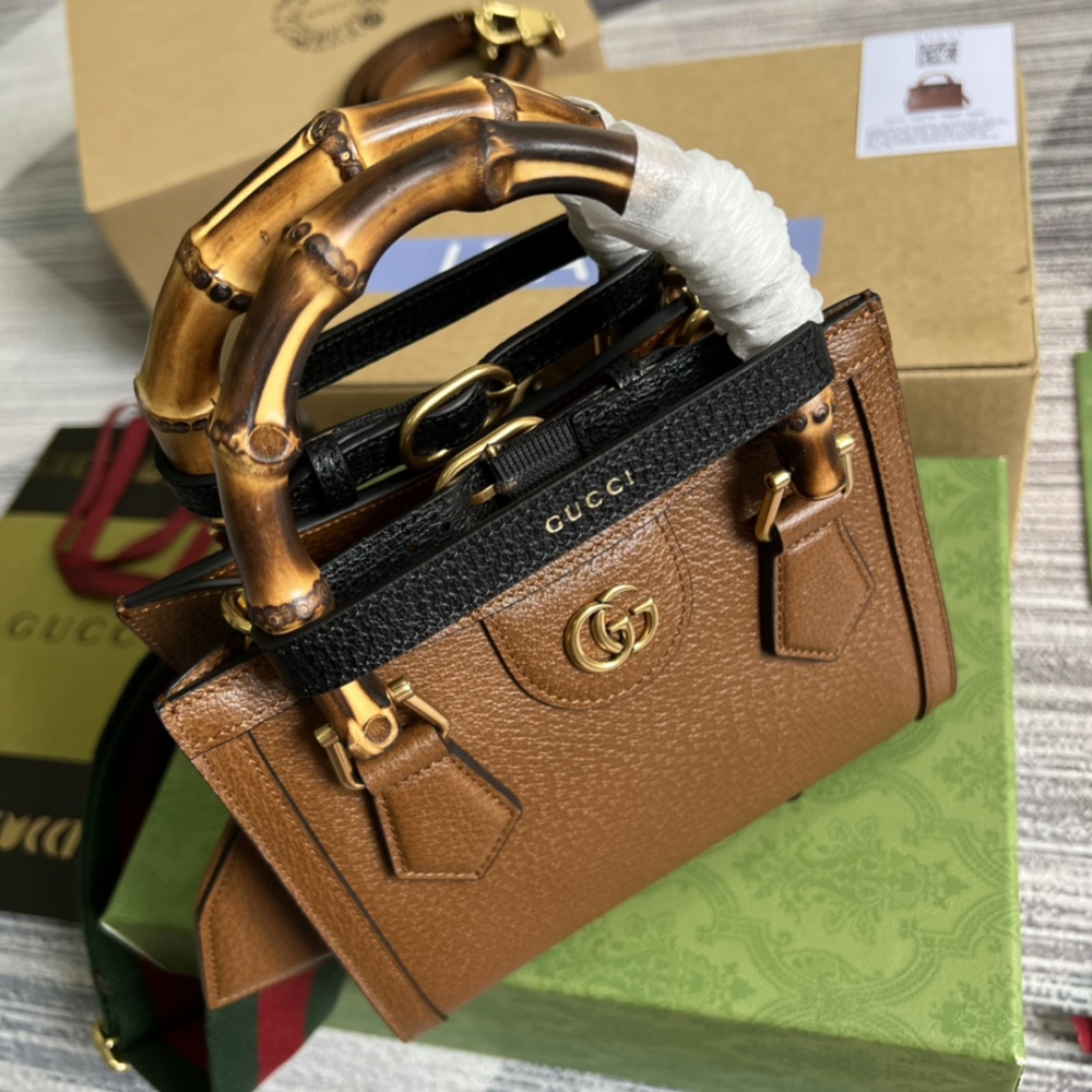 Gucci Aria bamboo  tote PM 702732 Mirror Boutique