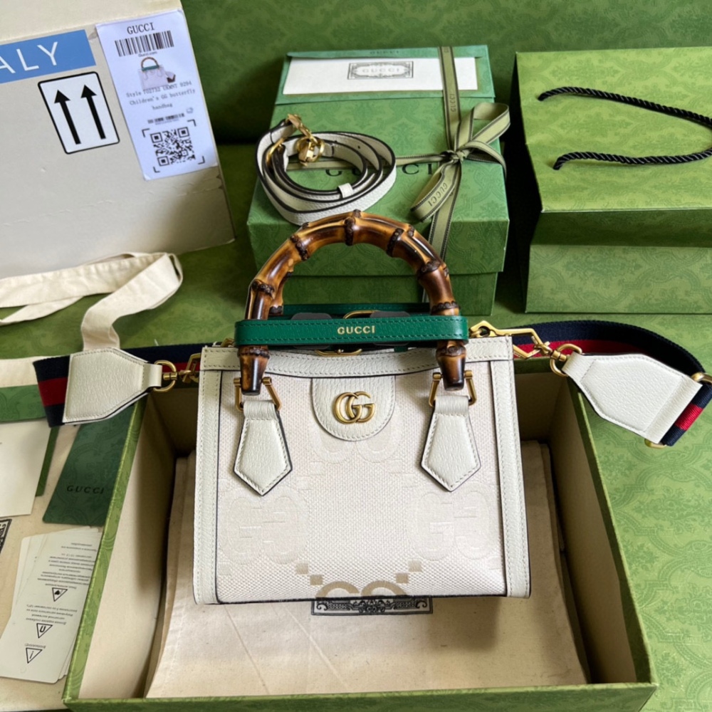 Gucci Aria bamboo  tote PM 702732 Mirror Boutique