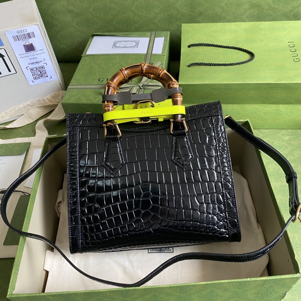 Gucci Aria bamboo  tote MM 660195 Mirror Boutique
