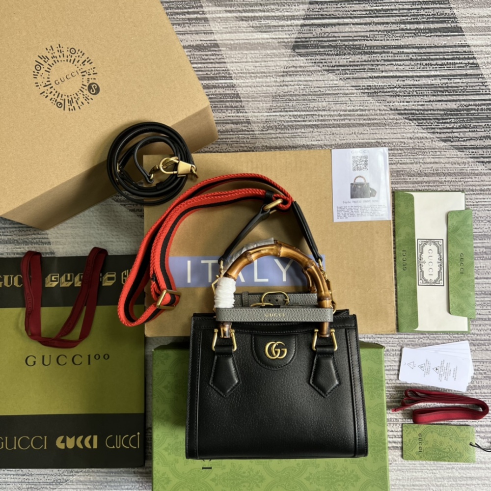 Gucci Aria bamboo  tote PM 702732 Mirror Boutique