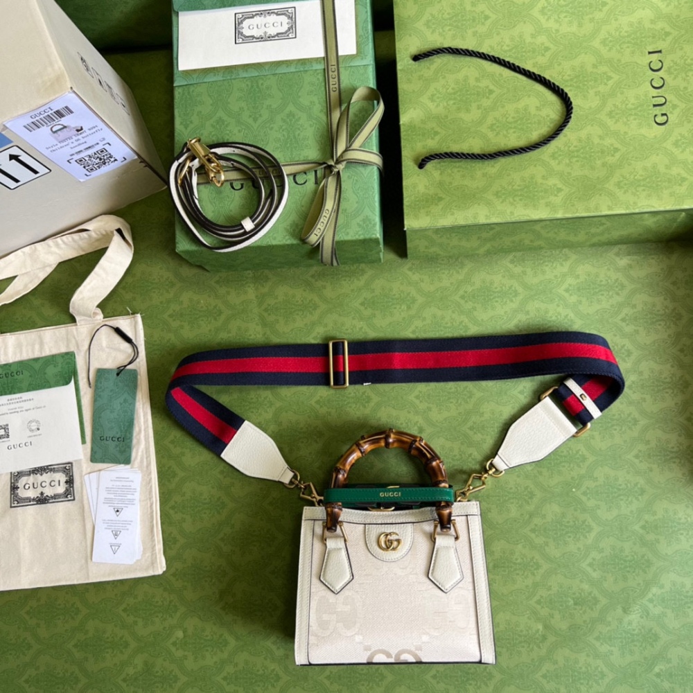 Gucci Aria bamboo  tote PM 702732 Mirror Boutique