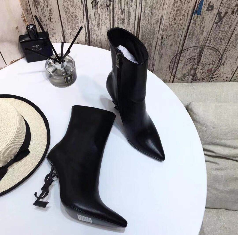 YSL classic high heels boots