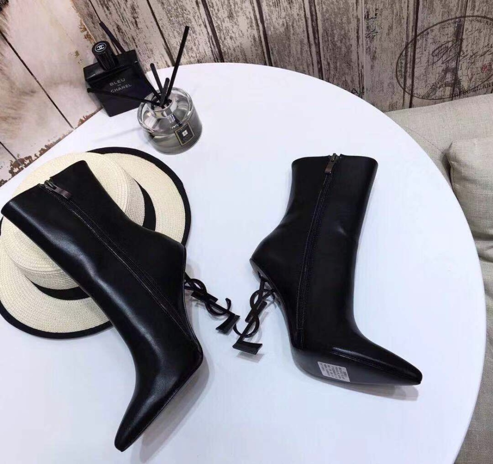 YSL classic high heels boots