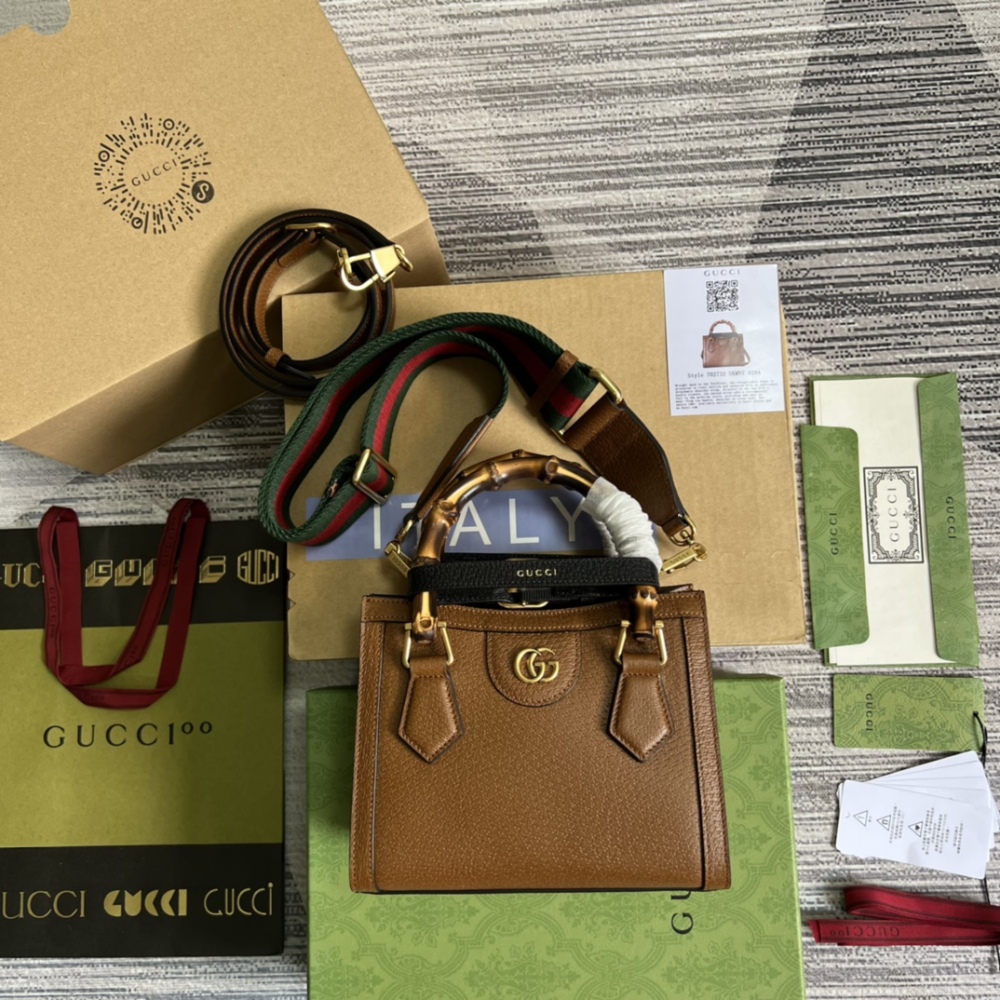 Gucci Aria bamboo  tote PM 702732 Mirror Boutique