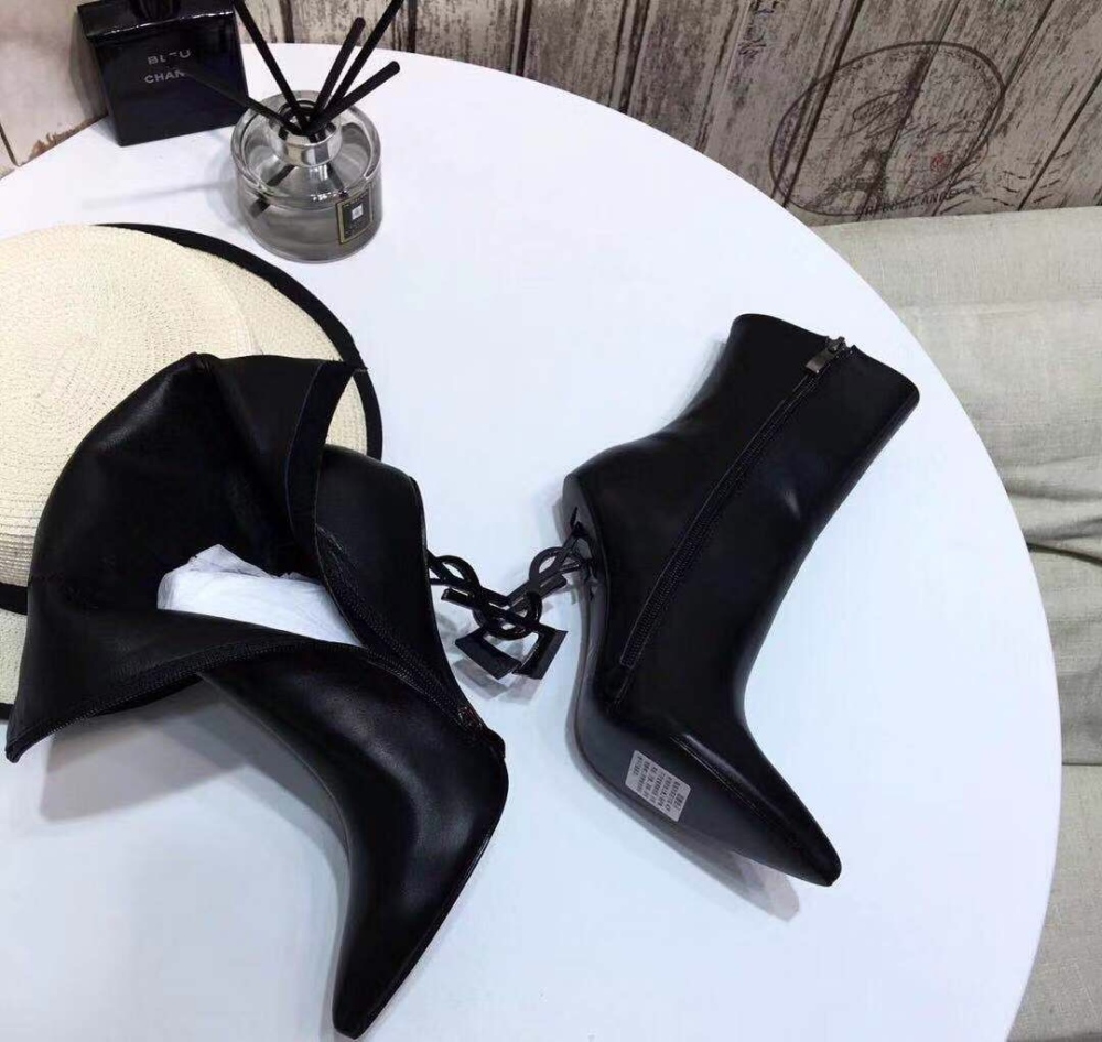 YSL classic high heels boots