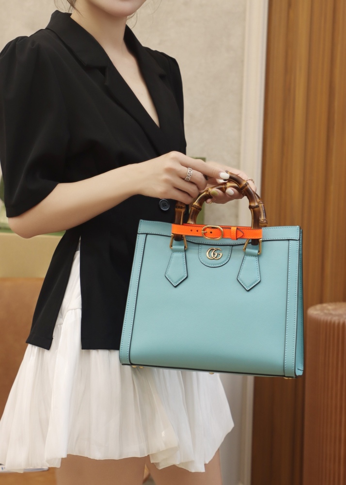 Gucci Aria bamboo  tote MM 660195 Mirror Boutique