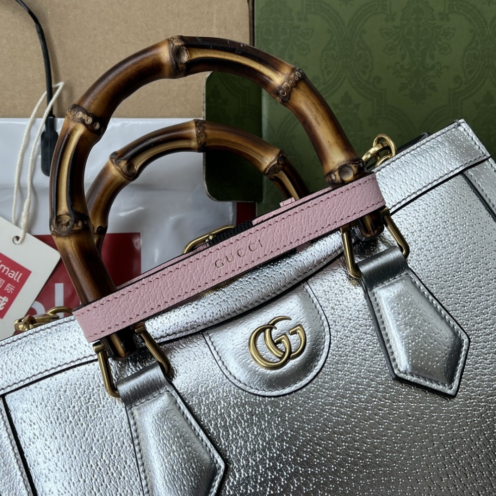 Gucci Aria bamboo  tote MM 702721 Mirror Boutique