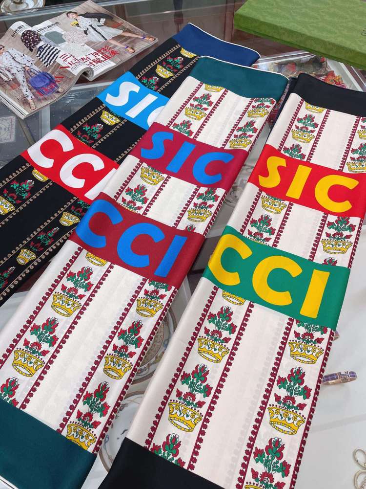 Gucci silk square scarf