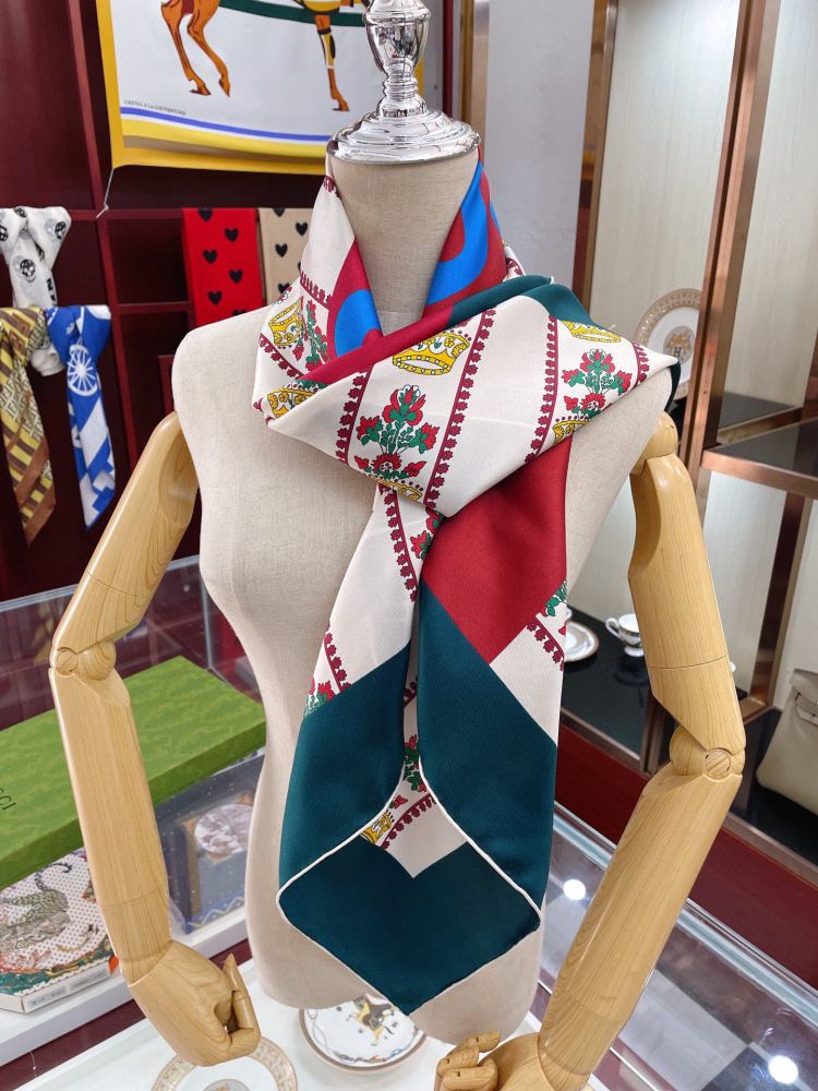 Gucci silk square scarf