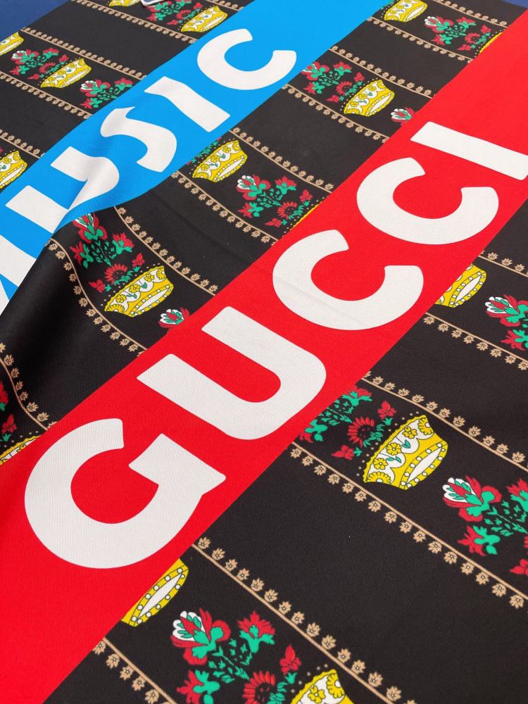 Gucci silk square scarf