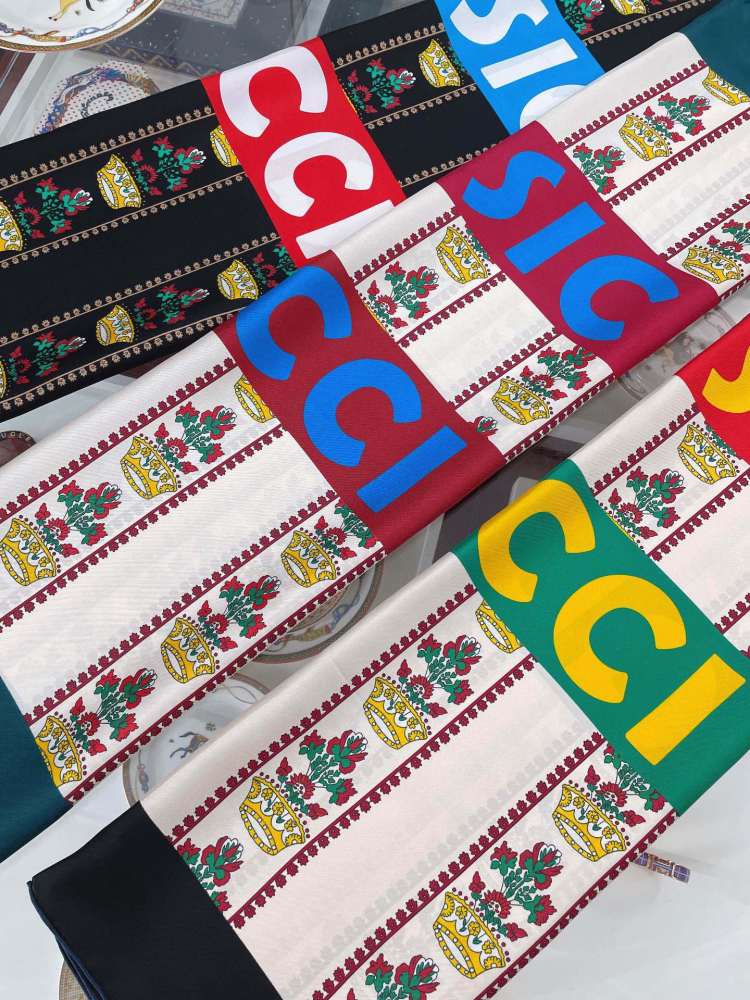 Gucci silk square scarf