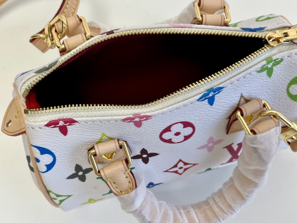 Louis Vuitton Medieval white SPEEDY HL Nano M92645/61252 Mirror boutique