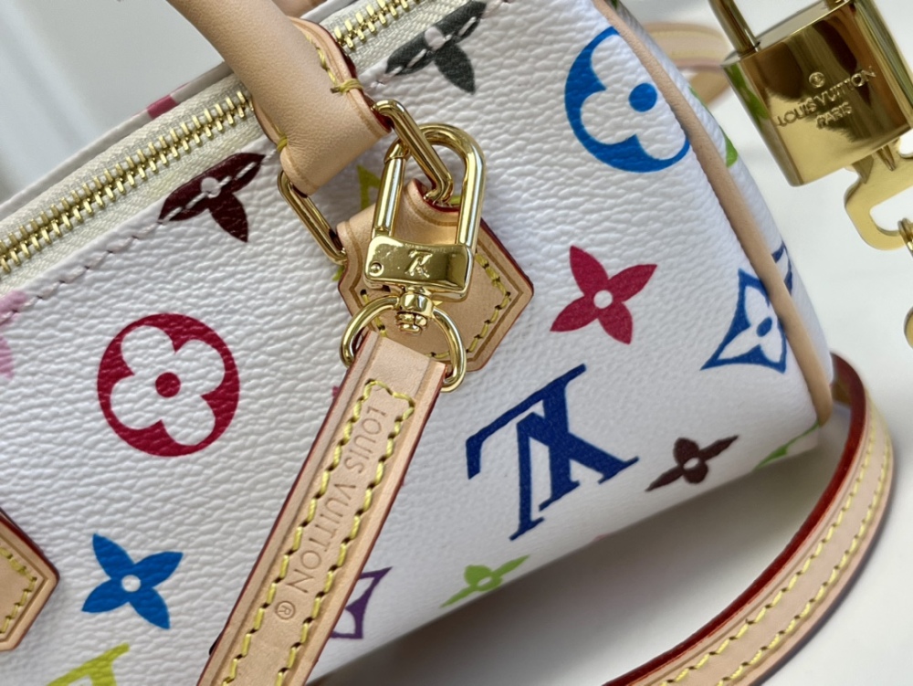 Louis Vuitton Medieval white SPEEDY HL Nano M92645/61252 Mirror boutique