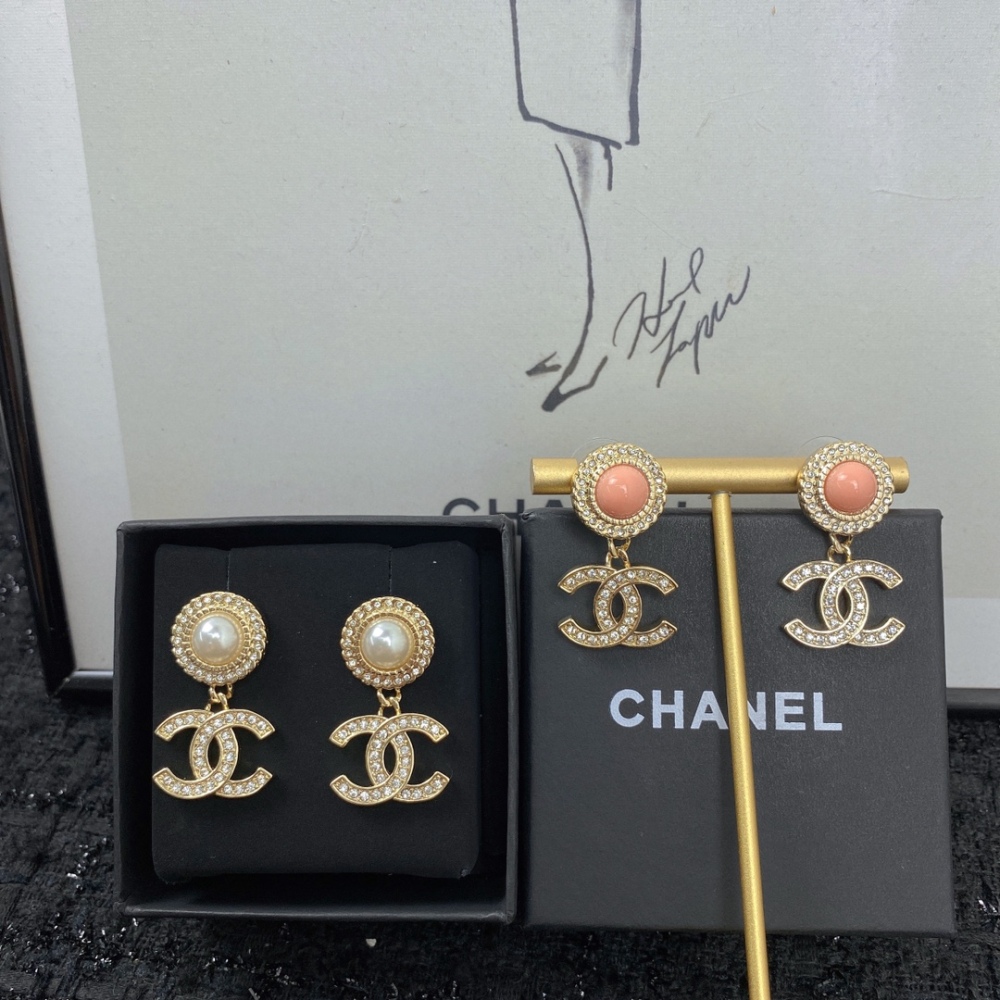Chanel stud earrings