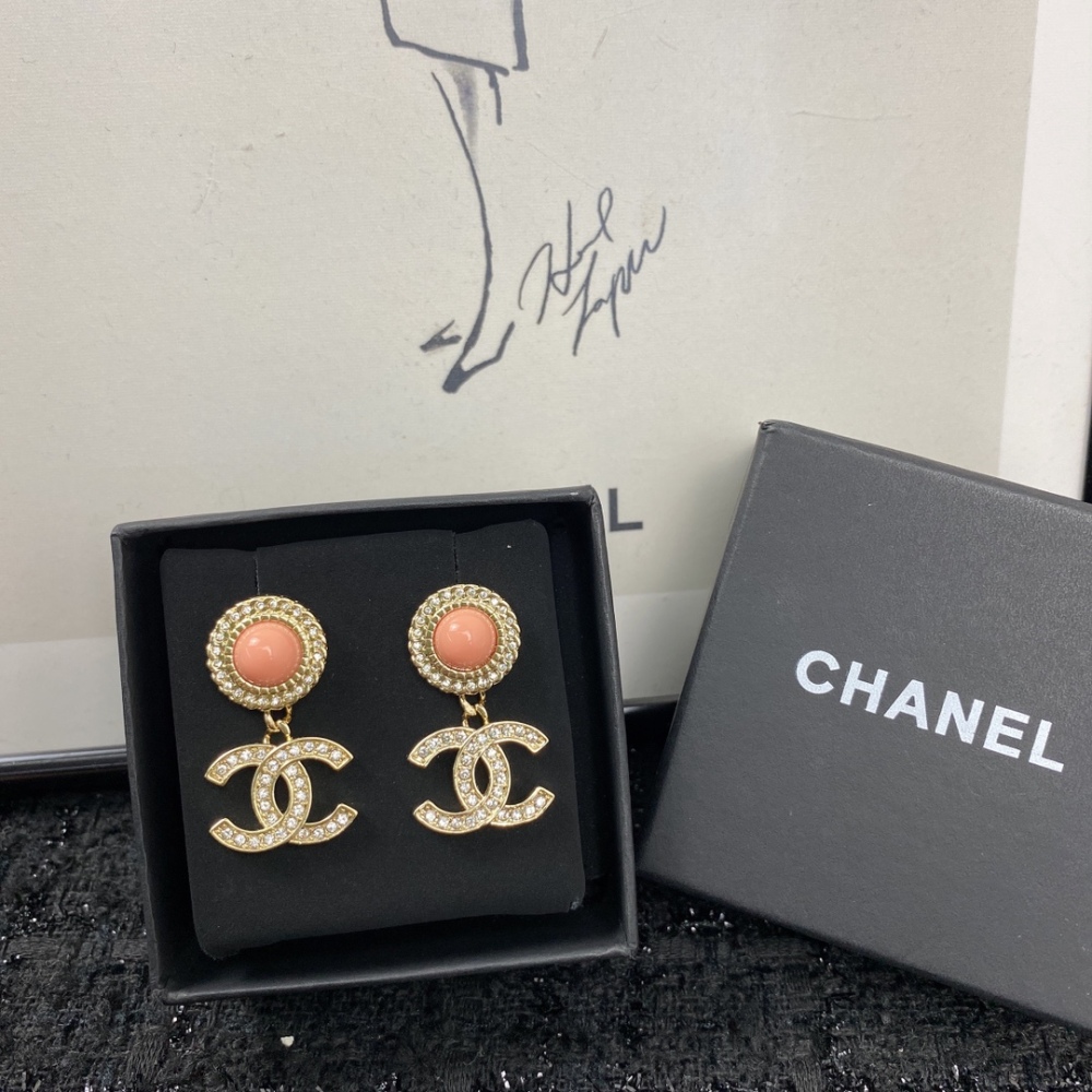 Chanel stud earrings
