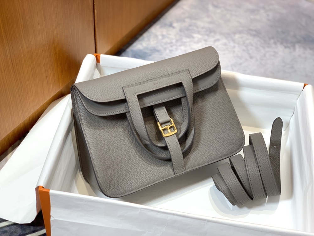 Hermès mini Halzan 22 Mirror Boutique（semi hand stitched）