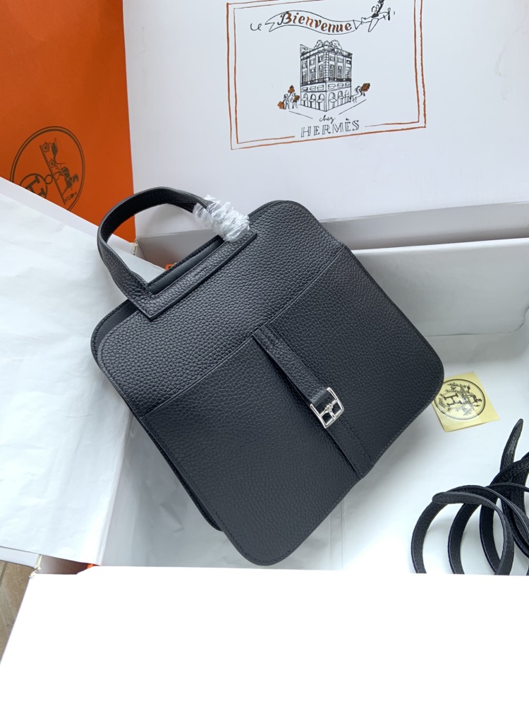Hermès mini Halzan 25cm Mirror Boutique（semi hand stitched）