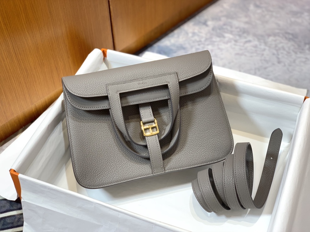 Hermès mini Halzan 22 Mirror Boutique（semi hand stitched）