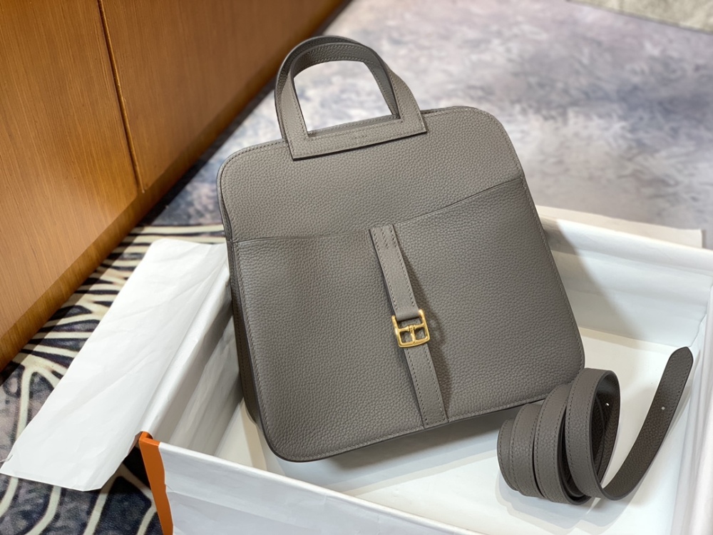 Hermès mini Halzan 22 Mirror Boutique（semi hand stitched）