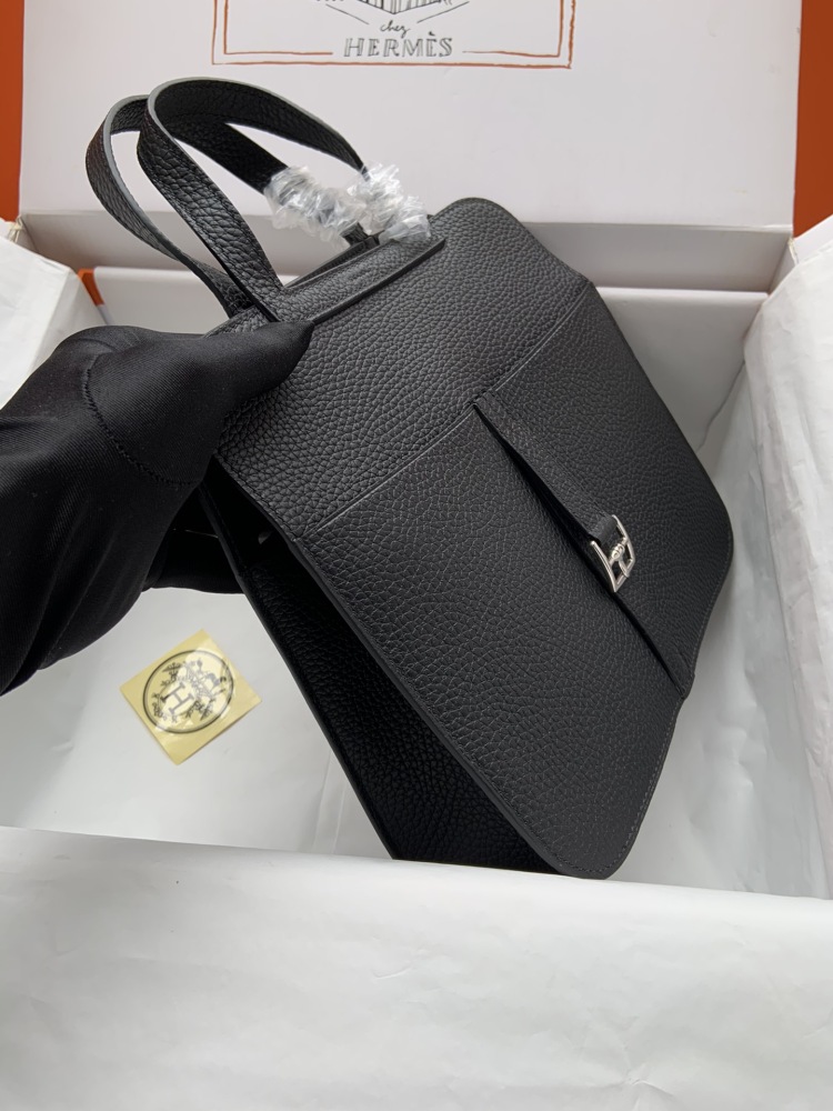 Hermès mini Halzan 25cm Mirror Boutique（semi hand stitched）