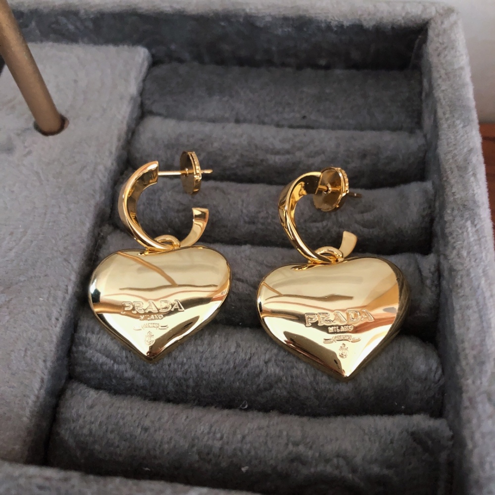 Prada stud earrings