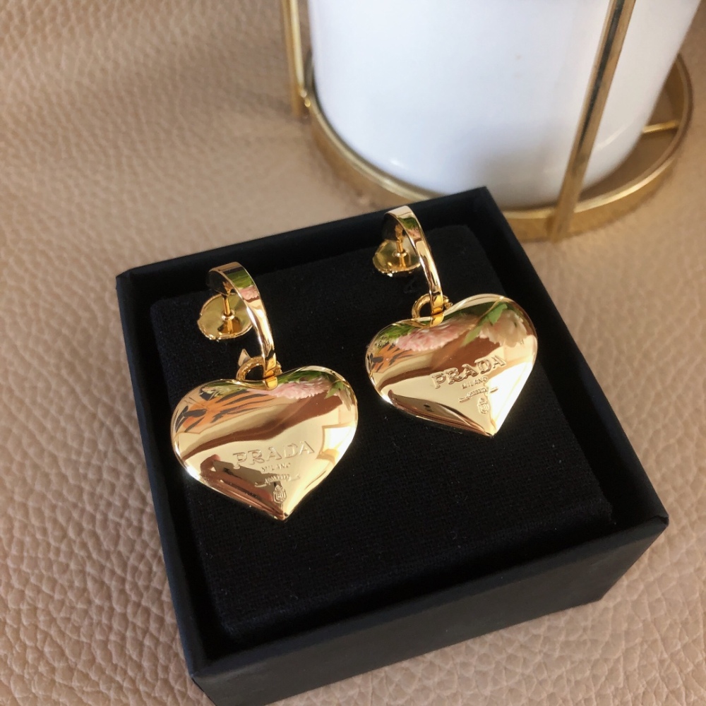 Prada stud earrings