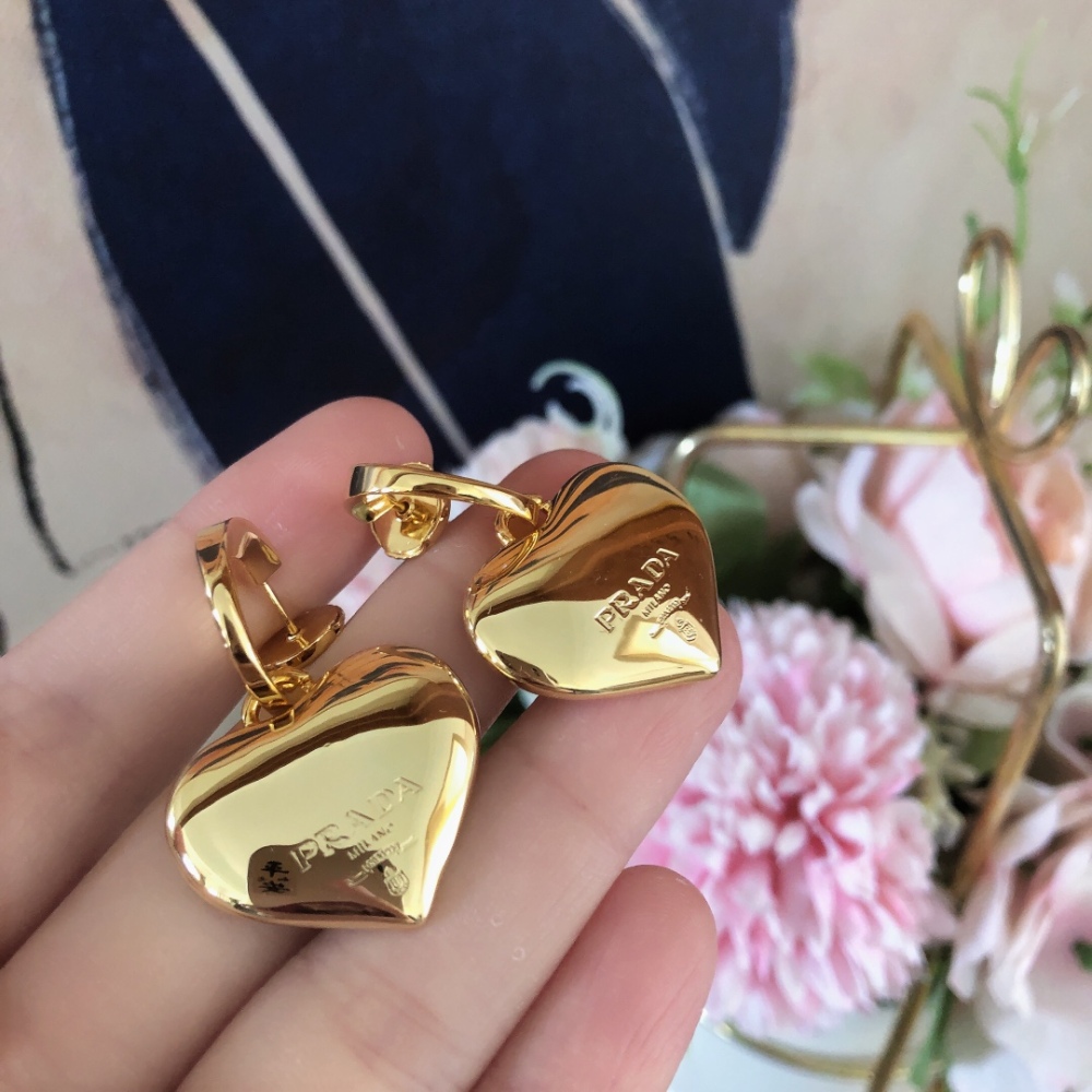 Prada stud earrings