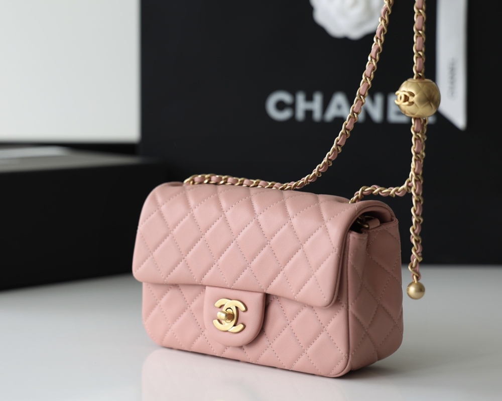 Chanel  23C cf mini Classic flap bag 1787 Mirror Boutique