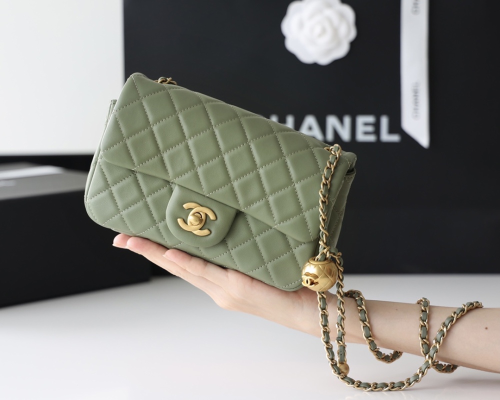 Chanel  23C cf mini Classic flap bag 1787 Mirror Boutique