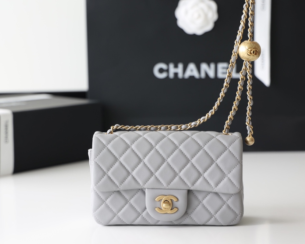 Chanel  23C cf mini Classic flap bag 1787 Mirror Boutique