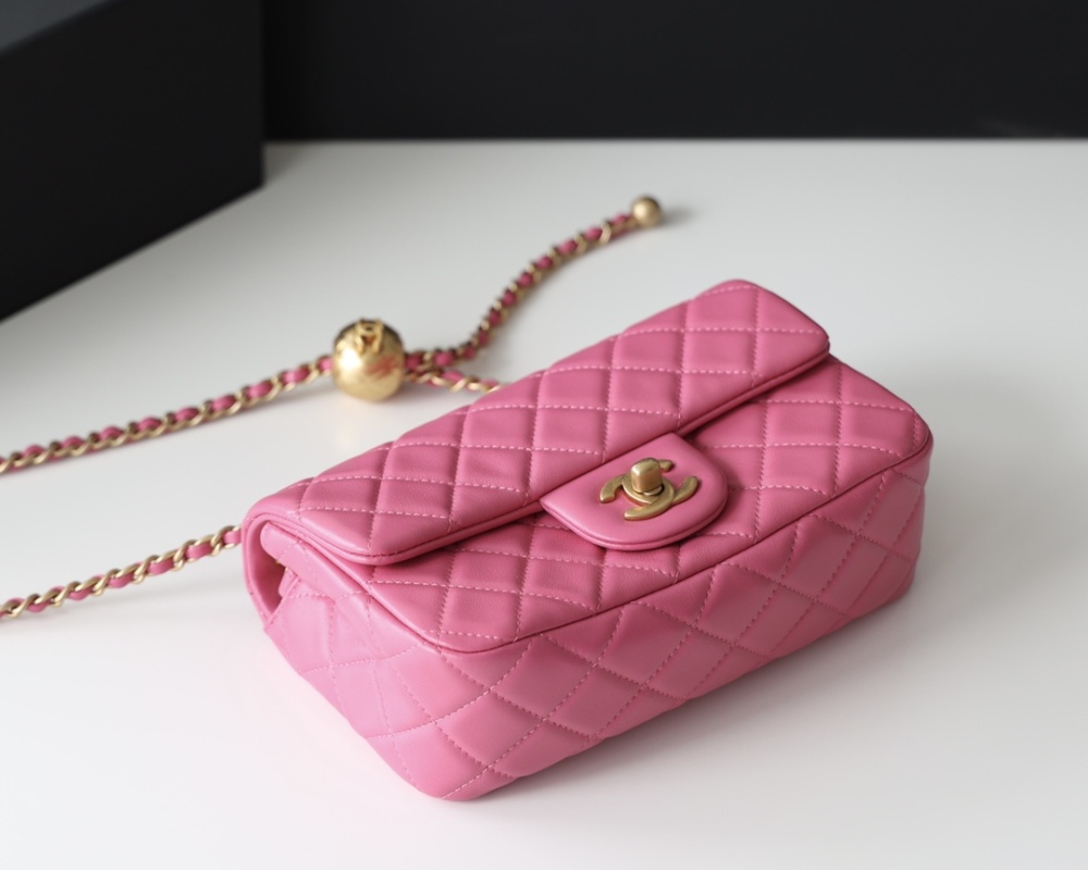 Chanel  23C cf mini Classic flap bag 1787 Mirror Boutique
