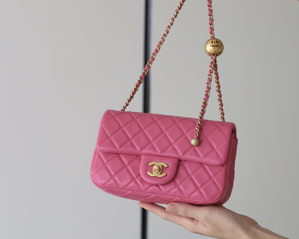 Chanel  23C cf mini Classic flap bag 1787 Mirror Boutique
