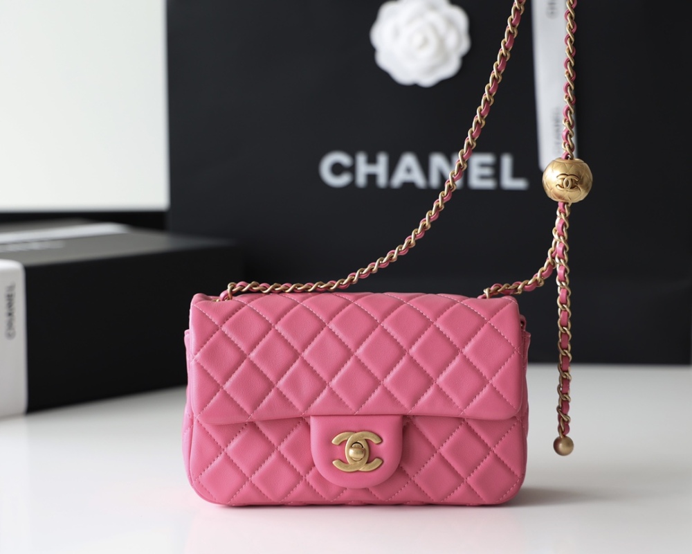 Chanel  23C cf mini Classic flap bag 1787 Mirror Boutique