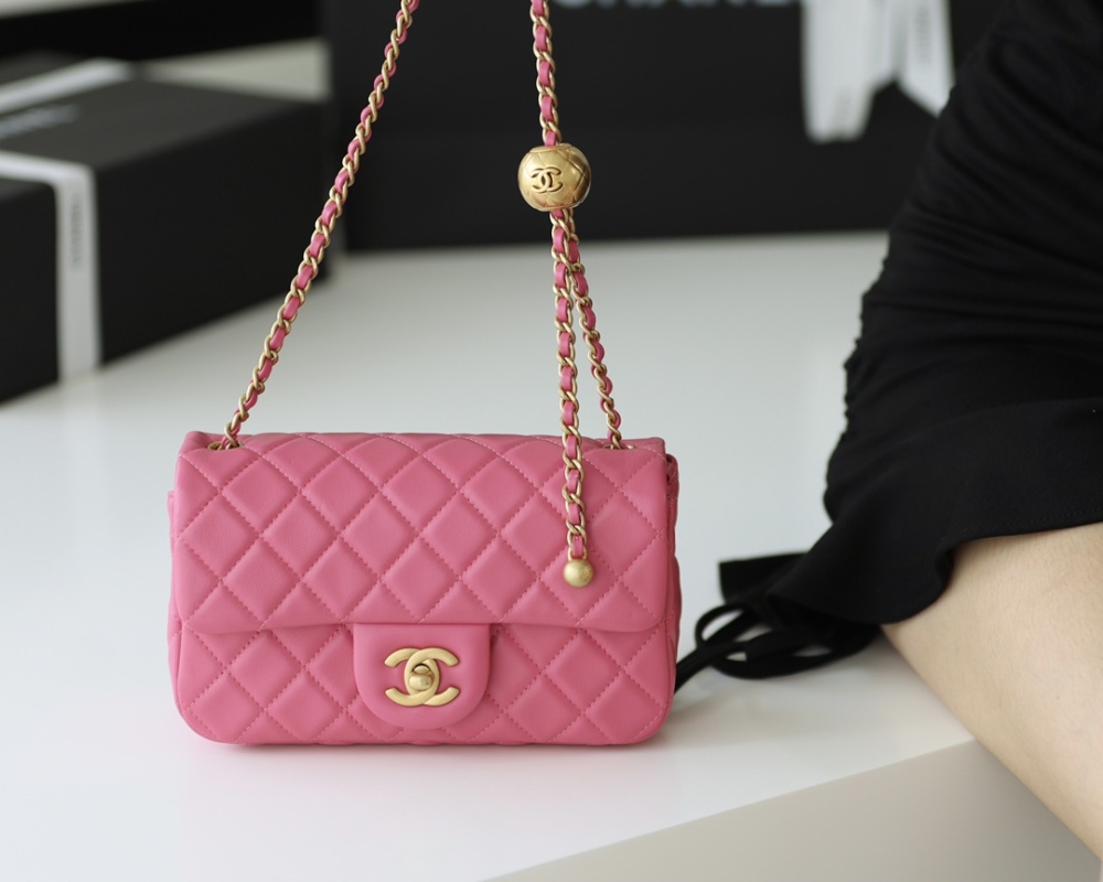 Chanel  23C cf mini Classic flap bag 1787 Mirror Boutique