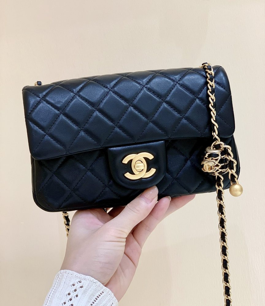 Chanel  23C cf mini Classic flap bag 1787 Mirror Boutique