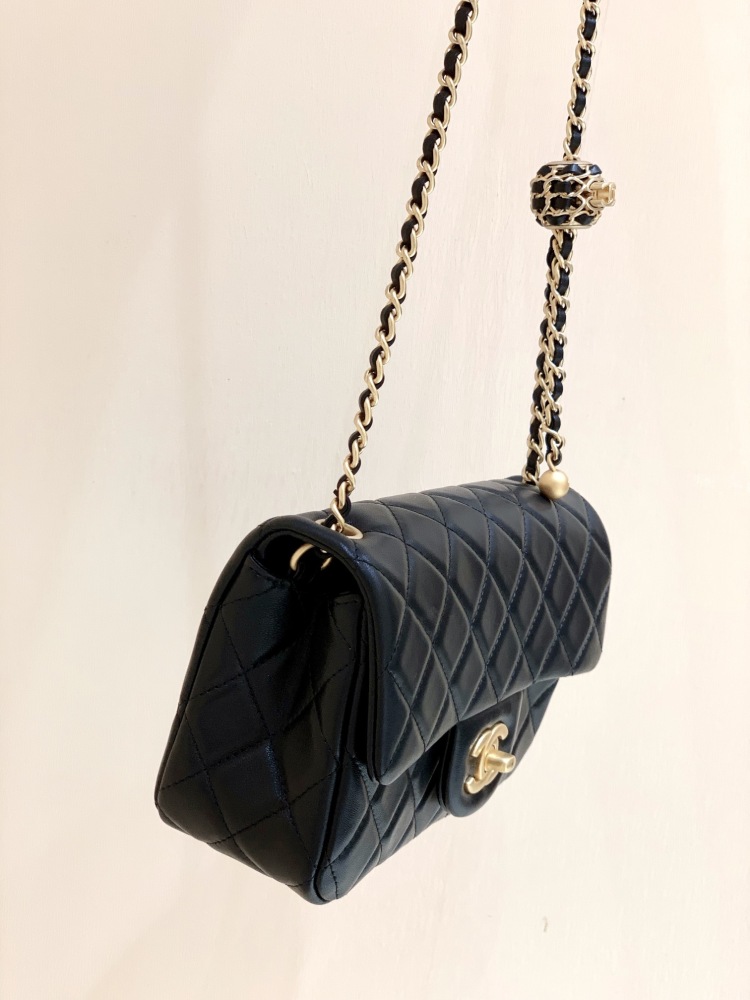 Chanel  23C cf mini Classic flap bag 1787 Mirror Boutique