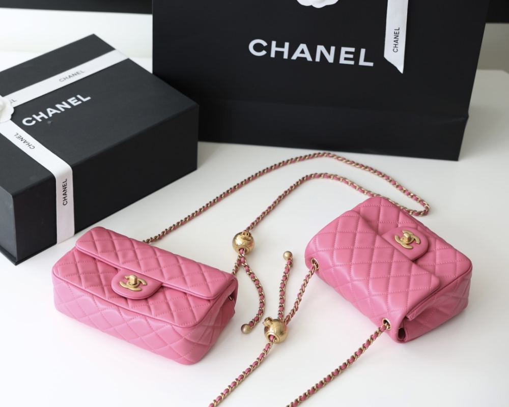 Chanel  23C cf mini Classic flap bag 1787 Mirror Boutique