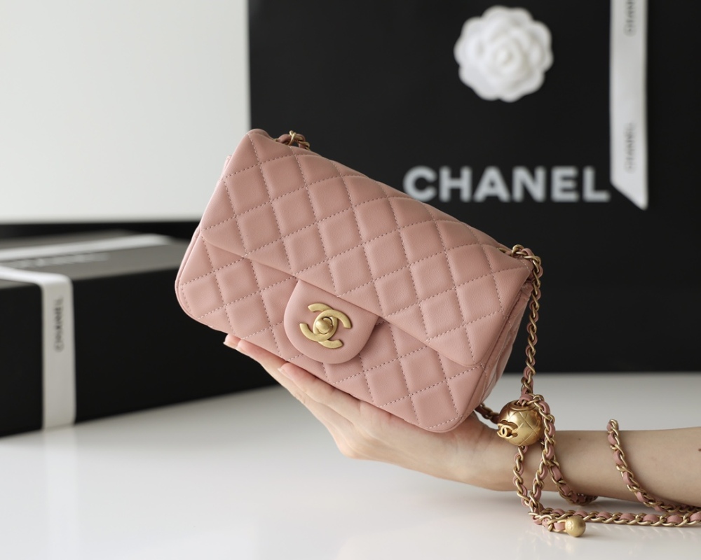 Chanel  23C cf mini Classic flap bag 1787 Mirror Boutique