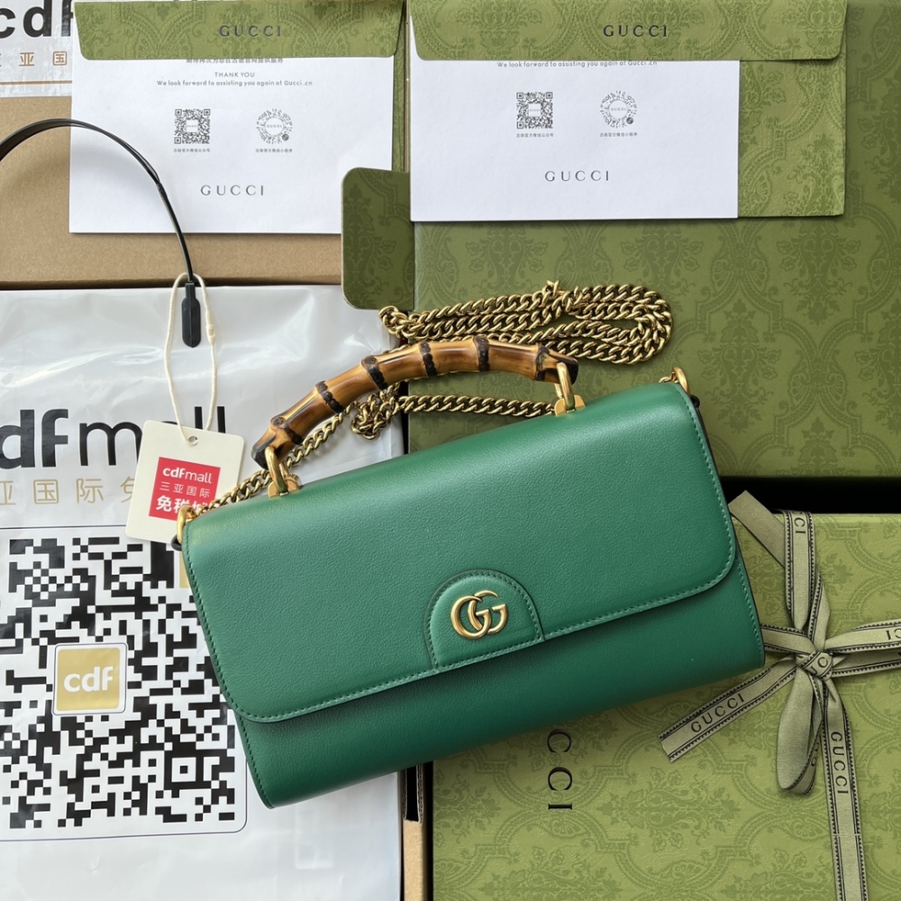 Gucci GG bamboo bag  MM 675795 Mirror Boutique