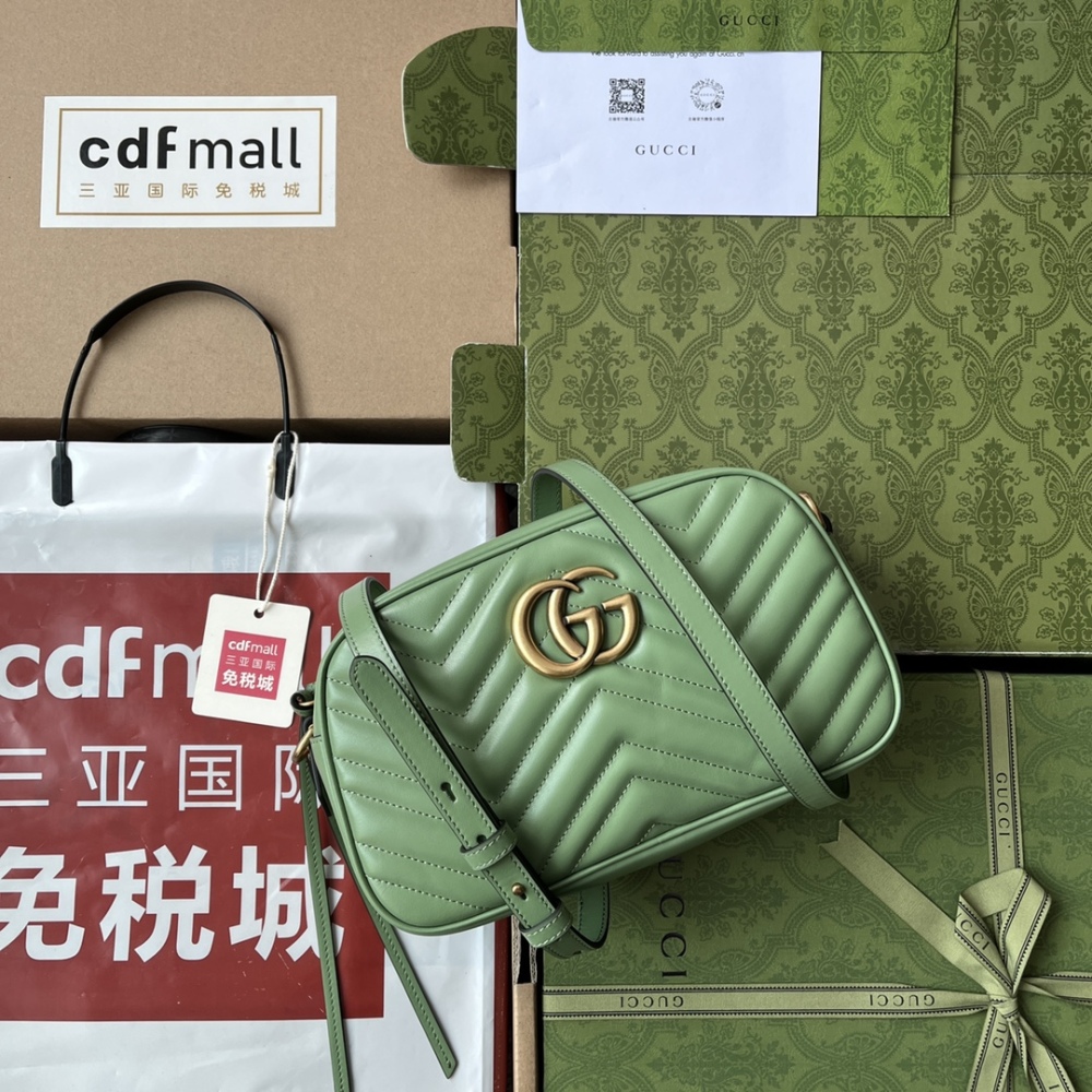 Gucci  GG 2023SS camera bag Marmont 447632 Mirror Boutique