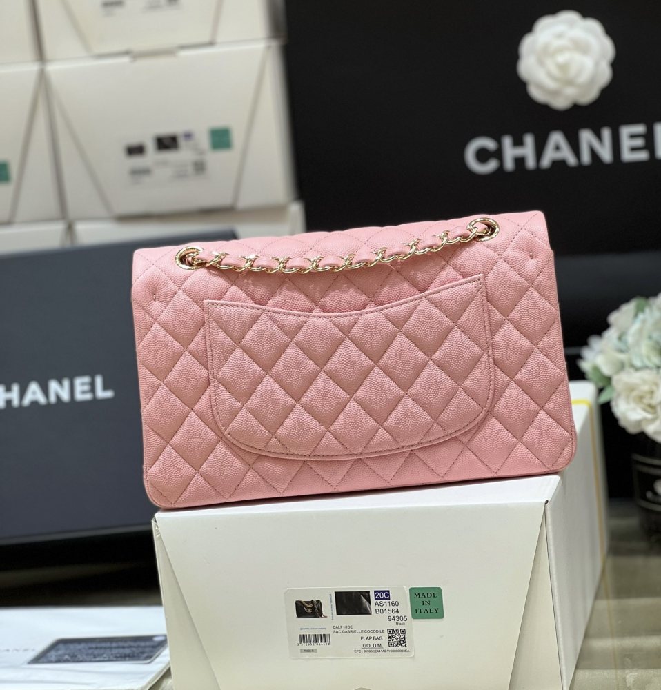 Chanel 𝘾𝙡𝙖𝙨𝙨𝙞𝙘 𝙁𝙡𝙖𝙥 bag 22B 1112 MM 25cm Mirror Boutique