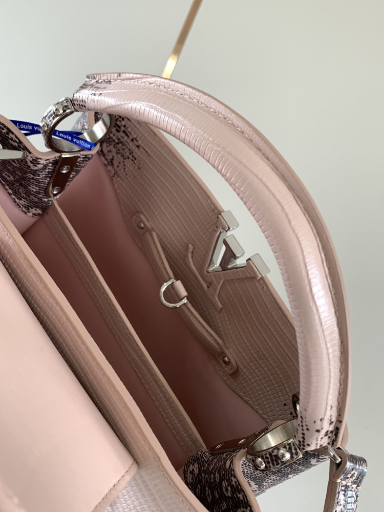Louis Vuitton Capucines lizard skin PM M98177 mirror boutique