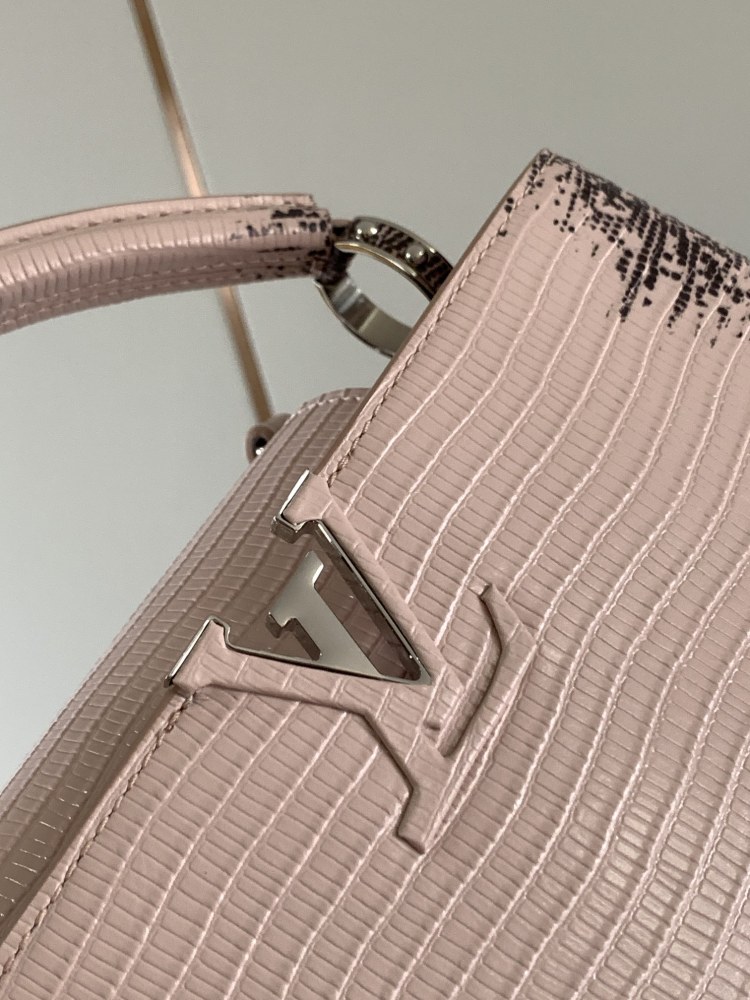 Louis Vuitton Capucines lizard skin PM M98177 mirror boutique
