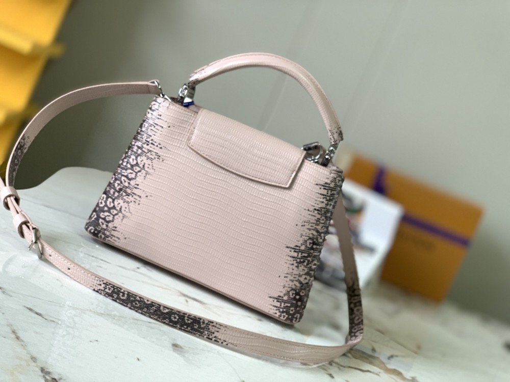 Louis Vuitton Capucines lizard skin PM M98177 mirror boutique