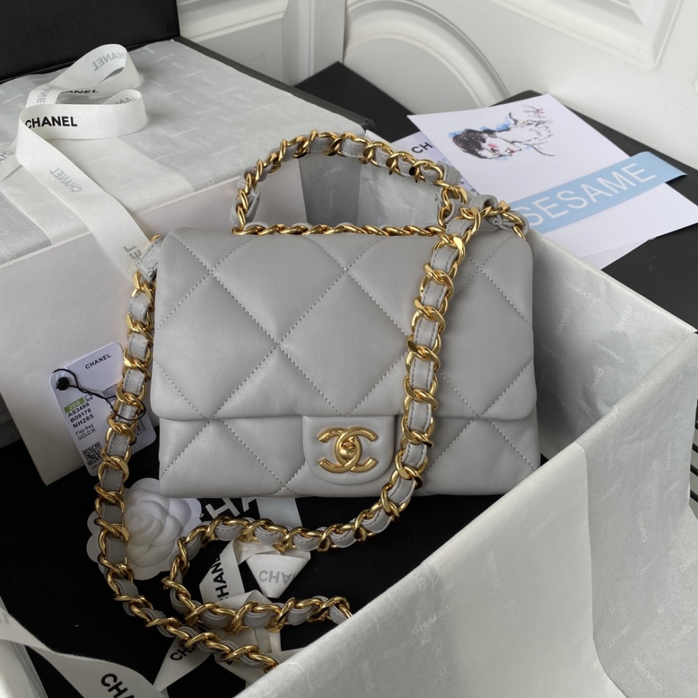 Chanel 22bs PILLOE BAG flap AS3499 Mirror Boutique