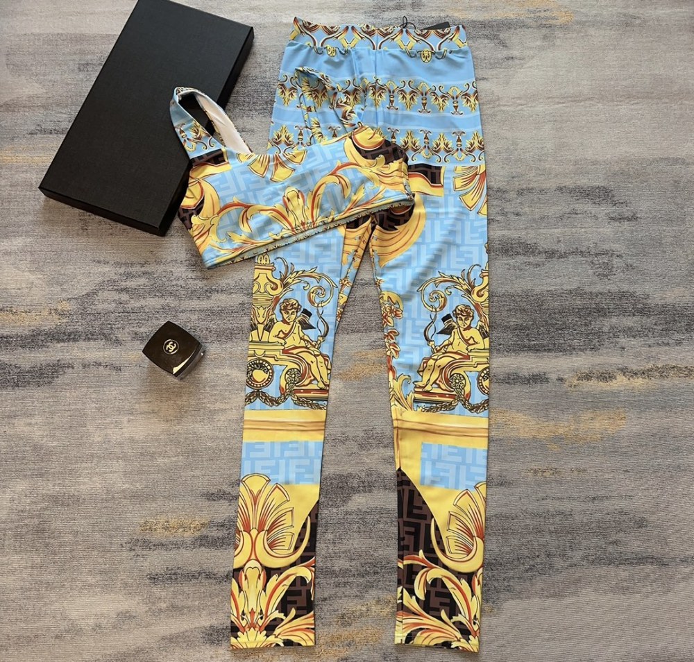 VERSACE lady Yoga clothes